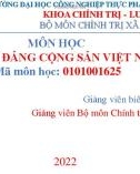 Bài giảng Lịch sử Đảng Cộng sản Việt Nam - Chương 0: Giới thiệu môn học