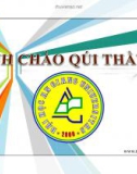 Bài giảng học Hô hấp tế bào