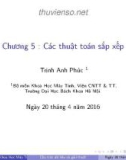 Bài giảng Cấu trúc dữ liệu và thuật toán: Chương 5