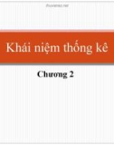 Bài giảng Quy hoạch thực nghiệm – Chương 2: Khái niệm thống kê