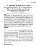 Hiện trạng quần thể Khỉ mặt đỏ (Macaca arctoides), Khỉ vàng (Macaca mulatta) và Khỉ mốc (Macaca asamensis) ở Khu bảo tồn thiên nhiên Xuân Liên, Thanh Hóa