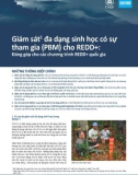 Giám sát đa dạng sinh học có sự tham gia (PBM) cho REDD+: Đóng góp cho các chương trình REDD+ quốc gia