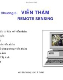 Chương 5 VIỄN THÁM REMOTE SENSING