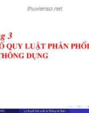 Bài giảng Lý thuyết xác suất và thống kê toán: Chương 3 - Mai Cẩm Tú