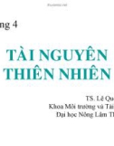 Bài giảng môn Khoa học môi trường: Chương 4 - TS. Lê Quốc Tuấn