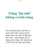 Trứng 'thụ tinh' không có tinh trùng