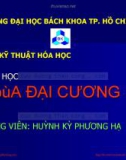 Bài giảng môn học Hóa đại cương: Chương 1 - Huỳnh Kỳ Phương Hạ