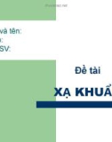 Đề tài XẠ KHUẨN