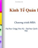 Kinh Tế Quản Lý - Chương trình MBA (1)