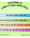 Bài giảng Chương VI: Tâm lý học giáo dục - Nguyễn Xuân Long