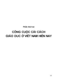 Đông Kinh nghĩa thục trong 100 năm và công cuộc cải cách giáo dục ở Việt Nam hiện nay: Phần 2