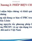 Bài giảng Triết học: Chương 3 - Trường ĐH Thương Mại