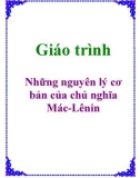 Những nguyên lý cơ bản của chủ nghĩa Mac - Lênin - Lê Hiếu