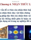 Bài giảng Triết học: Chương 4 - Trường ĐH Thương Mại