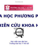 Bài giảng Khóa học phương pháp nghiên cứu khoa học