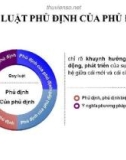 Bài giảng Quy luật phủ định của phủ định