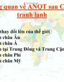 Tổng quan an ninh quốc tế sau chiến tranh lạnh