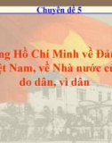 Bài giảng Tư tưởng Hồ Chí Minh về Đảng cộng sản Việt Nam, về Nhà nước của dân, do dân, vì dân