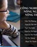 Bài thuyết trình: Công nghiệp hóa nông nghiệp nông thôn