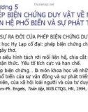 Bài giảng Triết học - Chương 5: Phép biện chứng duy vật về mối liên hệ phổ biến và sự phát triển