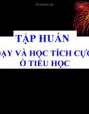 Bài giảng Tập huấn Dạy và học tích cực ở tiểu học