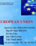 EUROPEAN UNION -Liên minh châu Âu