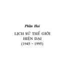 Lịch sử thế giới hiện đại -phần 2-chương 9