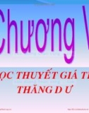 Bài giảng Chương 5: Học thuyết giá trị thặng dư