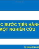 Bài giảng Nghiên cứu khoa học - Bài 1: Các bước tiến hành một nghiên cứu