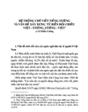 Hệ thống chữ viết tiếng Stiêng và vấn đề xây dựng từ điển đối chiếu Việt - Stiêng, Stiêng - Việt