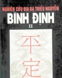 Bình Định II - Nghiên cứu địa bạ triều Nguyễn (Phần 1)