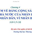 Bài giảng Tư tưởng Hồ Chí Minh: Chương 4 - Trường ĐH Thương Mại