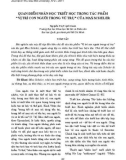 Quan điểm nhân học triết học trong tác phẩm 'Vị trí con người trong vũ trụ' của Max Scheler