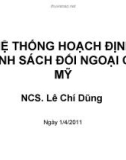 Hệ thống chính sách đối ngoại của Mỹ