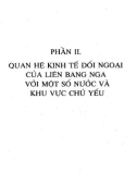 Quan hệ kinh tế đối ngoại trong những năm cải cách kinh tế thị trường - Liên bang Nga: Phần 2