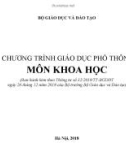 Bài giảng Chương trình giáo dục phổ thông môn Khoa học