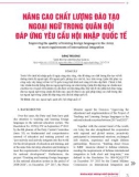 Nâng cao chất lượng đào tạo ngoại ngữ trong quân đội đáp ứng yêu cầu hội nhập quốc tế