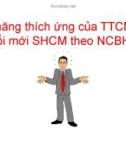 Bài giảng Kỹ năng thích ứng của TTCM – Đổi mới SHCM theo NCBH