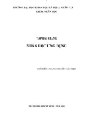 Tập bài giảng Nhân học ứng dụng: Phần 1 - PGS.TS Nguyễn Văn Tiệp