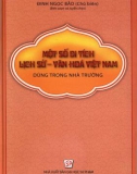 một số di tích lịch sử - văn hóa việt nam dùng trong nhà trường: phần 1