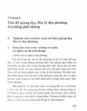 Phương pháp dạy học Địa lý trong các trường phổ thông - Những vấn đề cơ bản: Phần 2