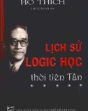 Thời Tiên Tần và lịch sử logic học: Phần 1