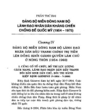 Ebook Lịch sử Đảng bộ miền Đông Nam Bộ lãnh đạo kháng chiến chống thực dân Pháp và đế quốc Mỹ (1945-1975): Phần 2