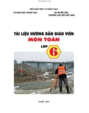 Tài liệu hướng dẫn giáo viên môn Toán lớp 6: Phần 1