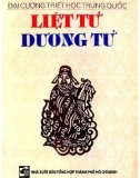 Liệt Tử và Dương Tử trong đại cương Triết học Trung Quốc: Phần 1