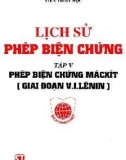 Phép biện chứng và lịch sử của nó (Tập V: Phép biện chứng Mácxít): Phần 1