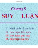 Bài giảng Chương 5: Suy luận