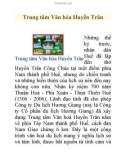 Trung tâm Văn hóa Huyền Trân