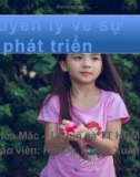 Nguyên lý về sự phát triển - Hoàng Thanh Xuân