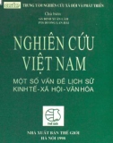 Một số vấn đề lịch sử, kinh tế, xã hội, văn hóa - Nghiên cứu Việt Nam: Phần 1